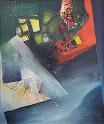 Oil on canvas, 49x59cm, 2002.
